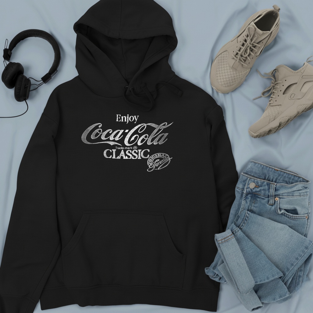 Enjoy Coca-Cola classic logo Hoodie