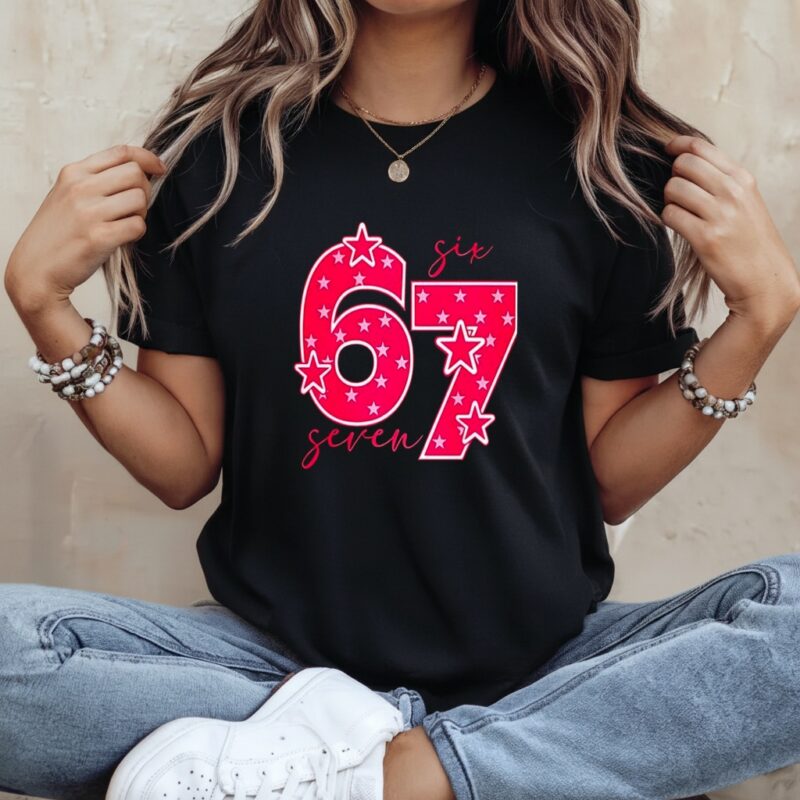Evnne Park Hanbin six seven number meme_Ladies T-Shirt