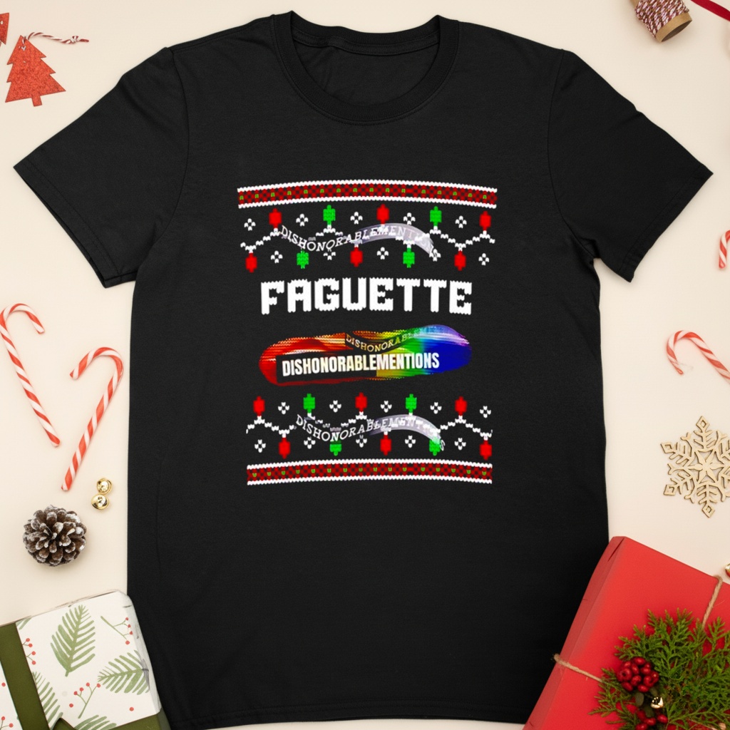 Faguette Ugly Christmas graphic shirt