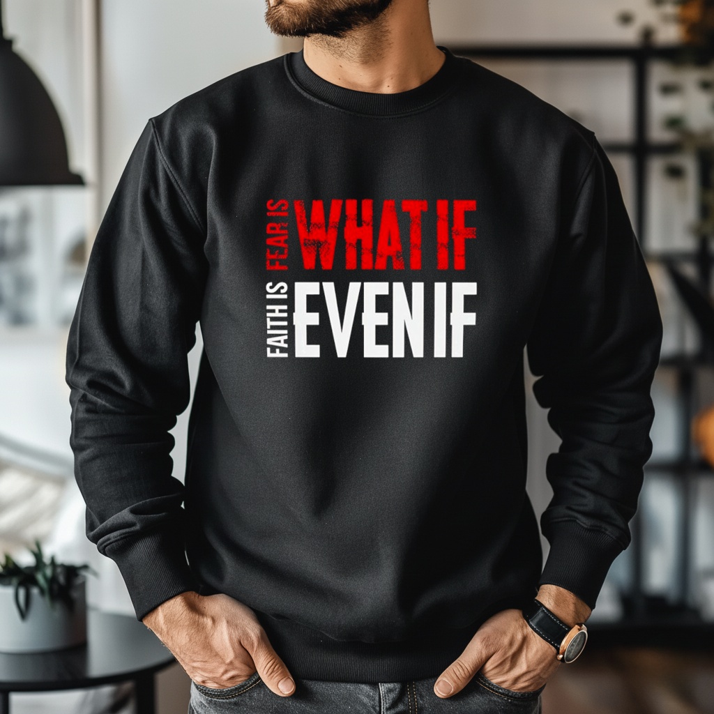 Faith vs Fear What If Even If Shirt