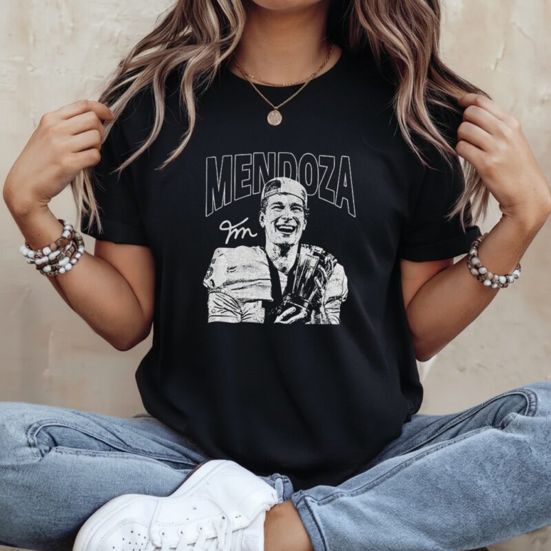 Fernando Mendoza 2025 Heisman Winner signature_Ladies T-Shirt