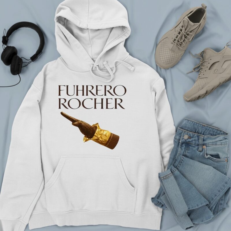 Ferrero Rocher chocolate Military salute satirical_Hoodie