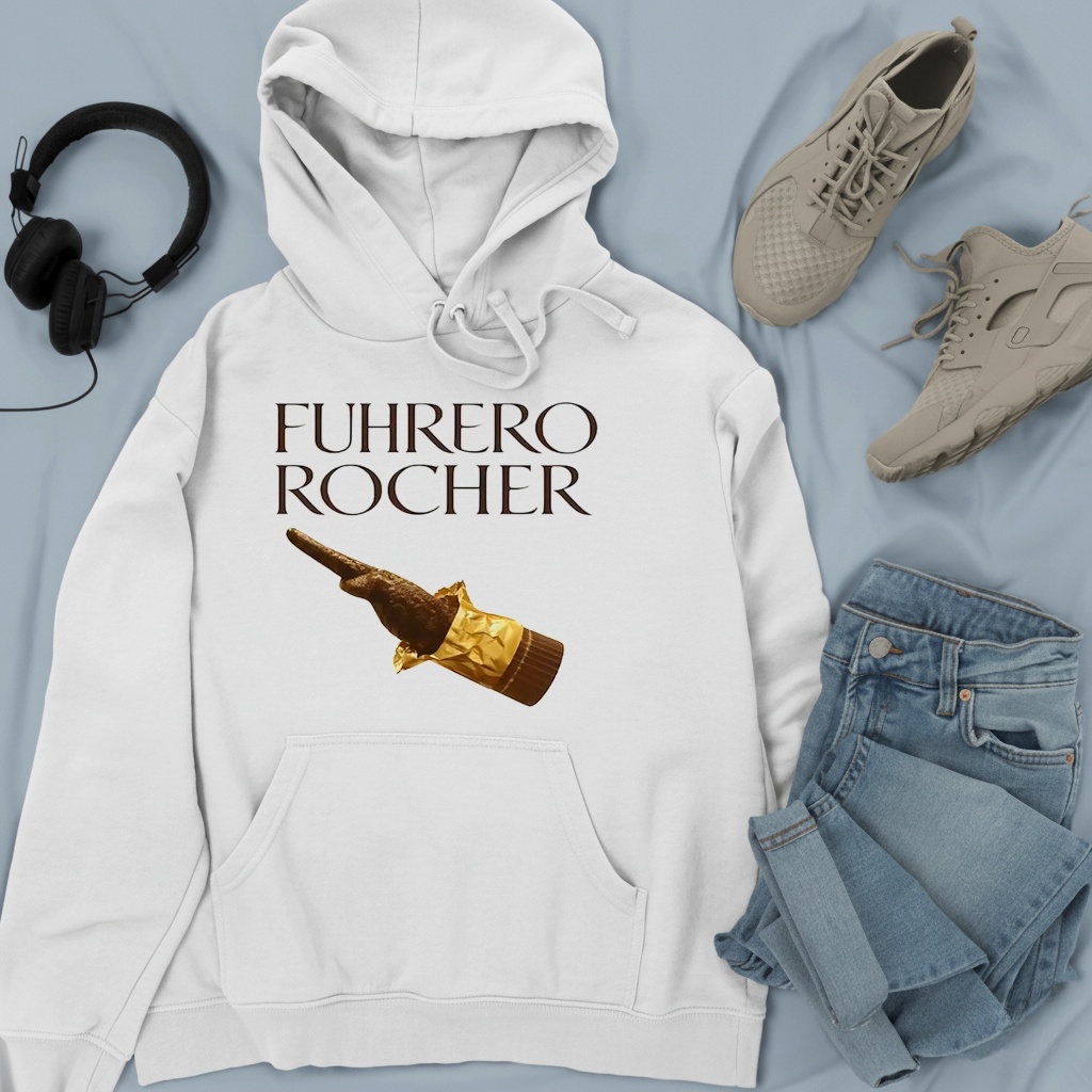 Ferrero Rocher chocolate Military salute satirical shirt