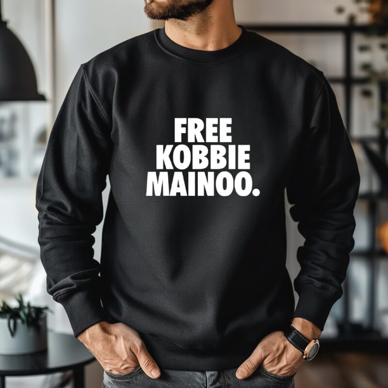 Free Kobbie Mainoo Manchester United FC_Crewneck Sweatshirt