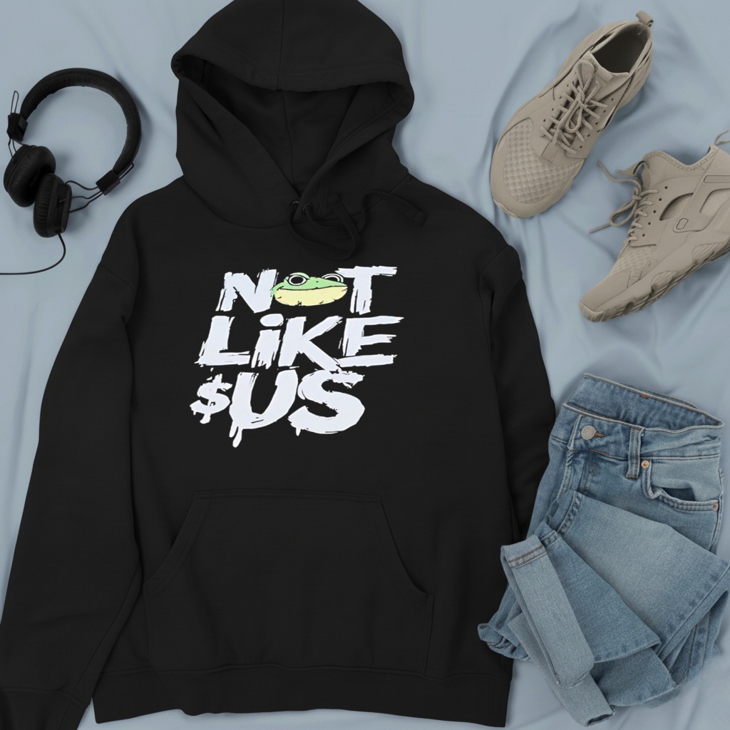 Frog not like us Hoodie