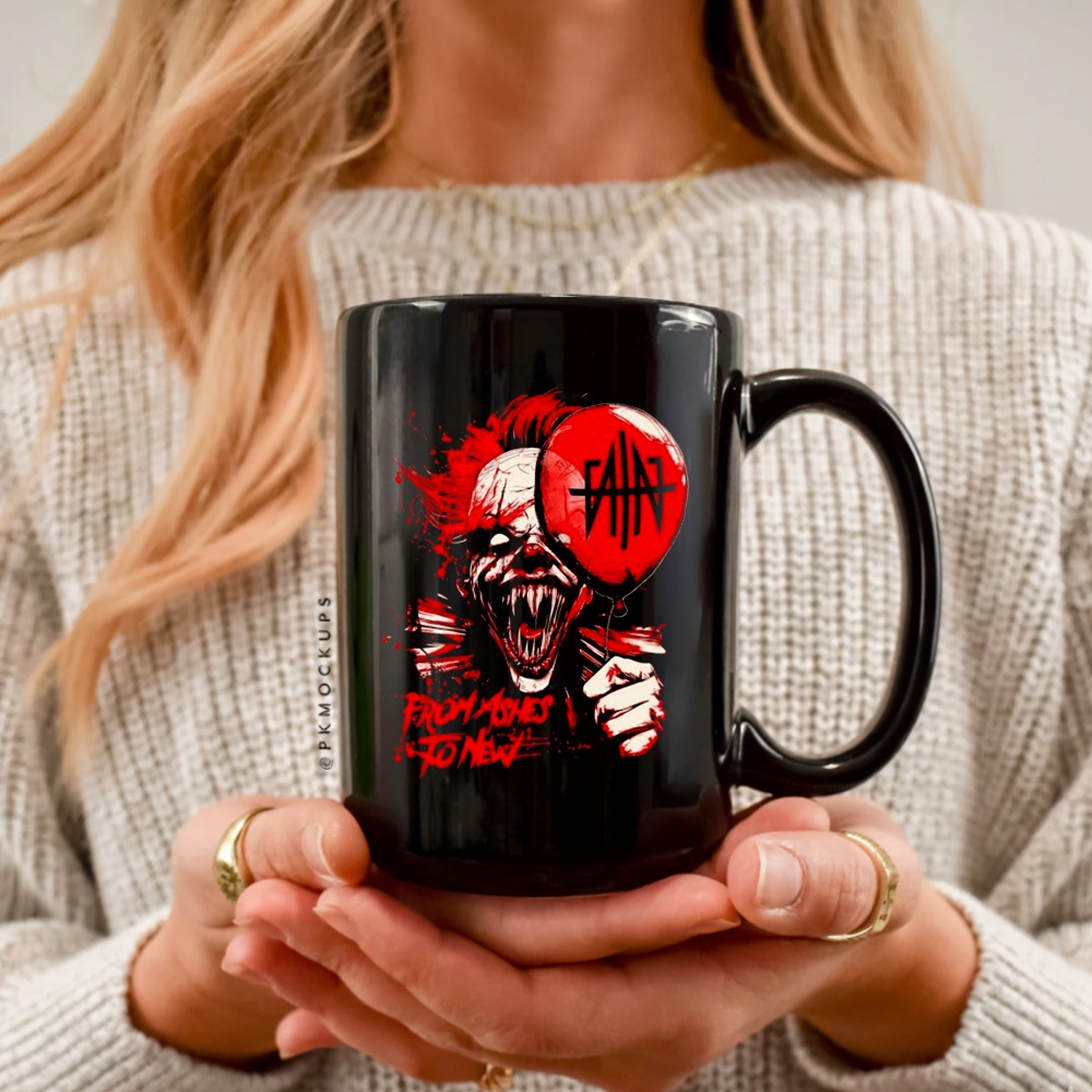 From Ashes To New Pennywise Balloon T-shirts