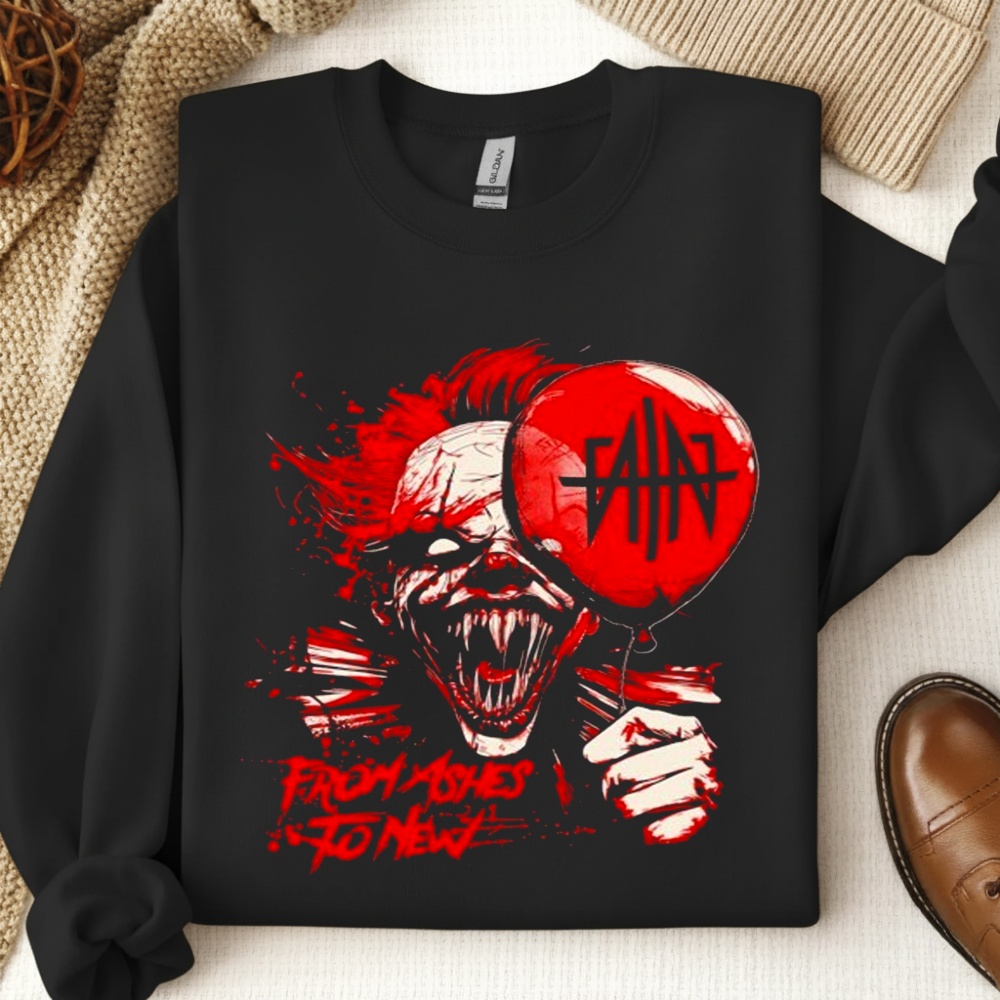From Ashes To New Pennywise Balloon T-shirts