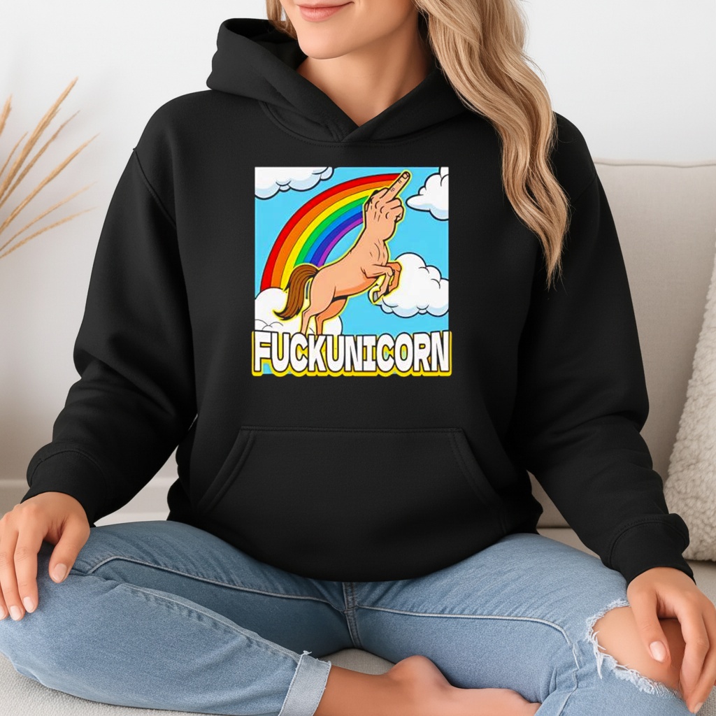 Fuckunicorn Unicorn Rainbow Graphic Shirt
