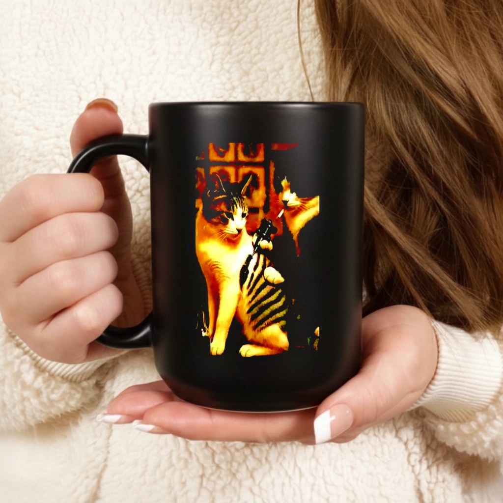 Funny Cat Tattoo Together Meme Graphic Shirt