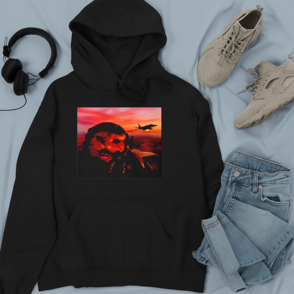 Funny Fighter Pilot Cat shirt