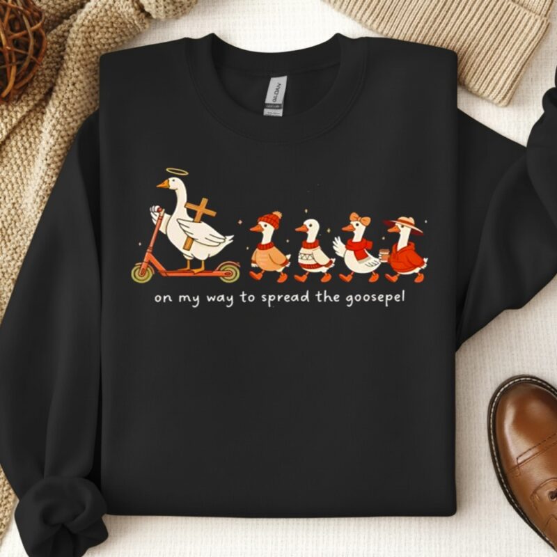 Funny Goose Christian_Crewneck Sweatshirt
