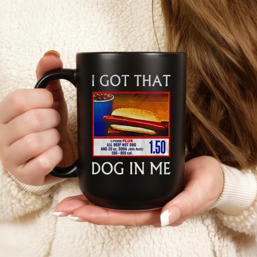 Funny I Got That Dog In Me Food Court Meme Shirt