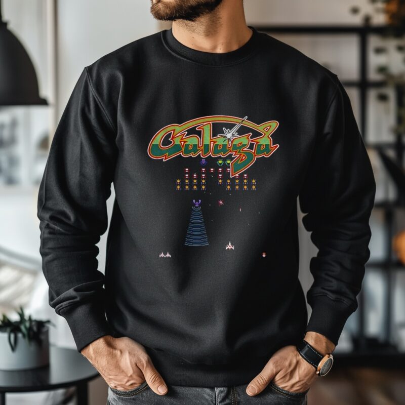 Galaga 1981 best video games of all time_Crewneck Sweatshirt