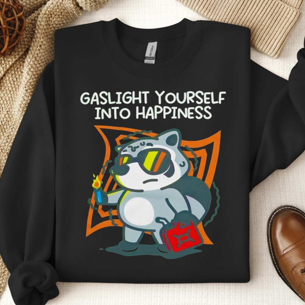 Gaslight yourself into happiness shirt