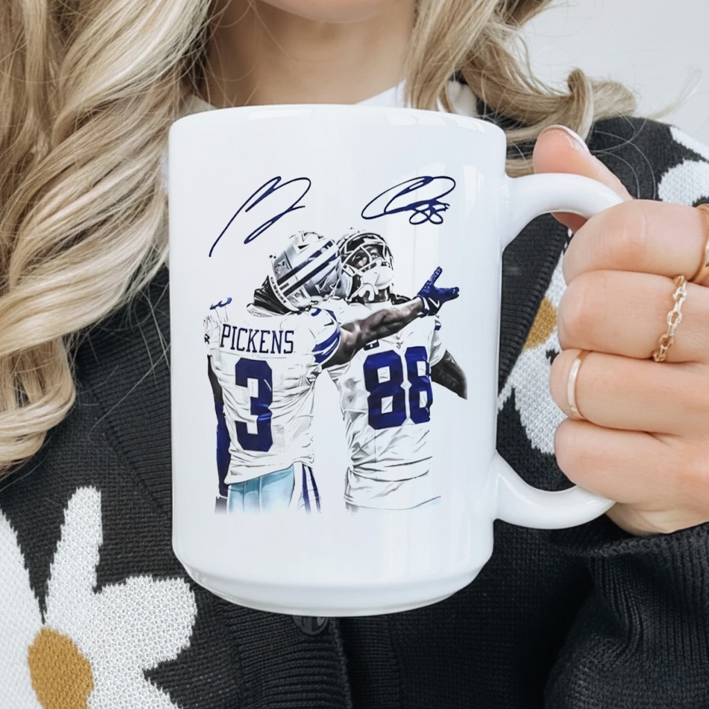 George Pickens x CeeDee Lamb Cowboys Signatures Shirt