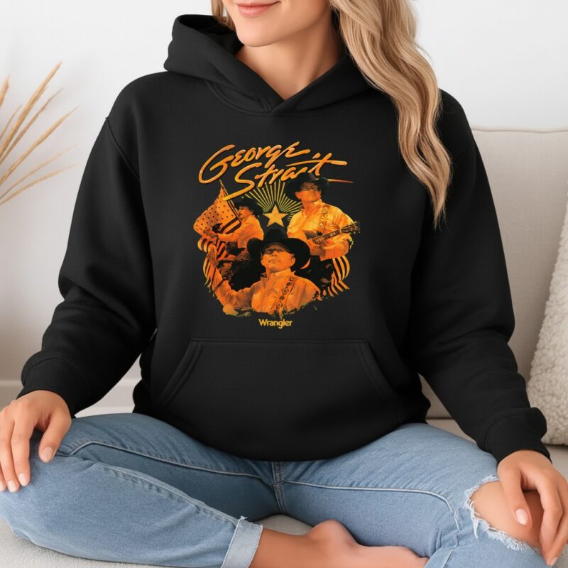 George Strait trio vintage_Hoodie