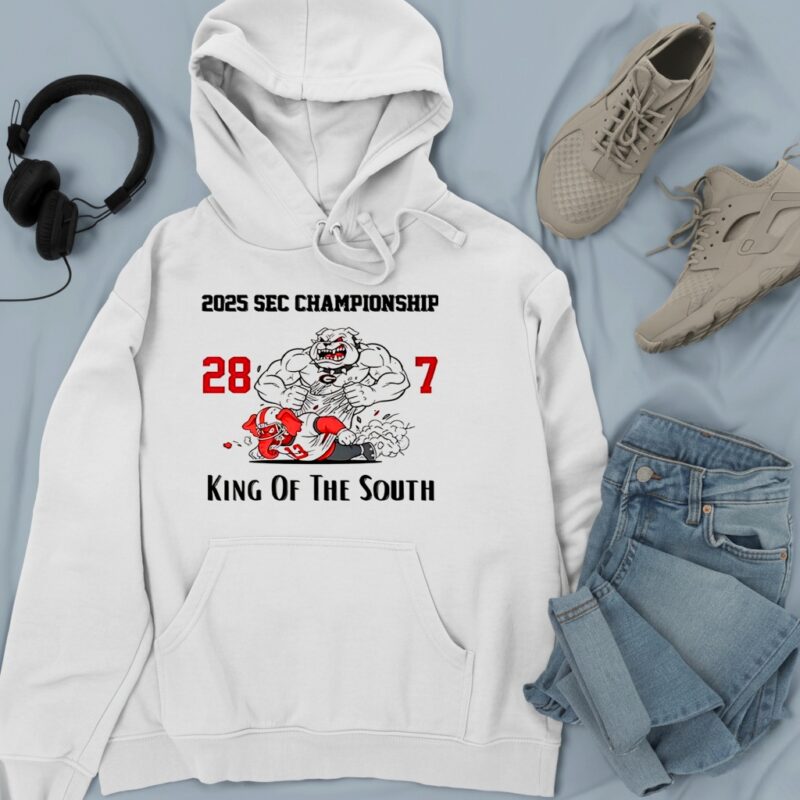 Georgia Bulldogs beat Alabama Crimson Tide 2025 SEC Championship King Of The South score_Hoodie