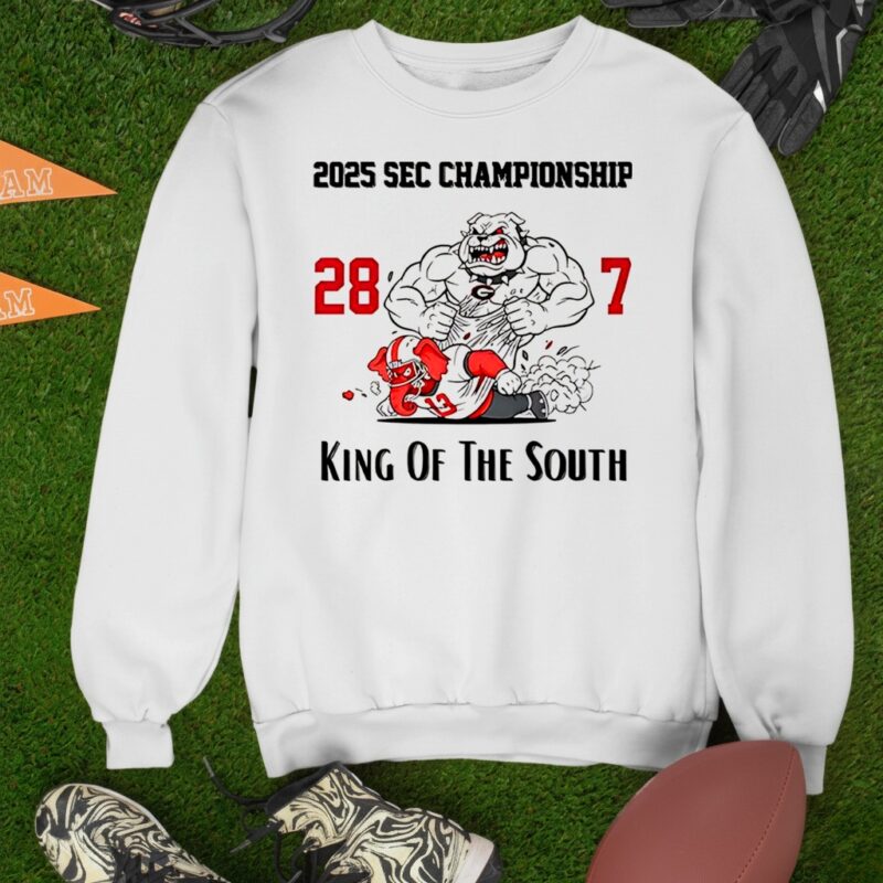Georgia Bulldogs beat Alabama Crimson Tide 2025 SEC Championship King Of The South score_Sweatshirt