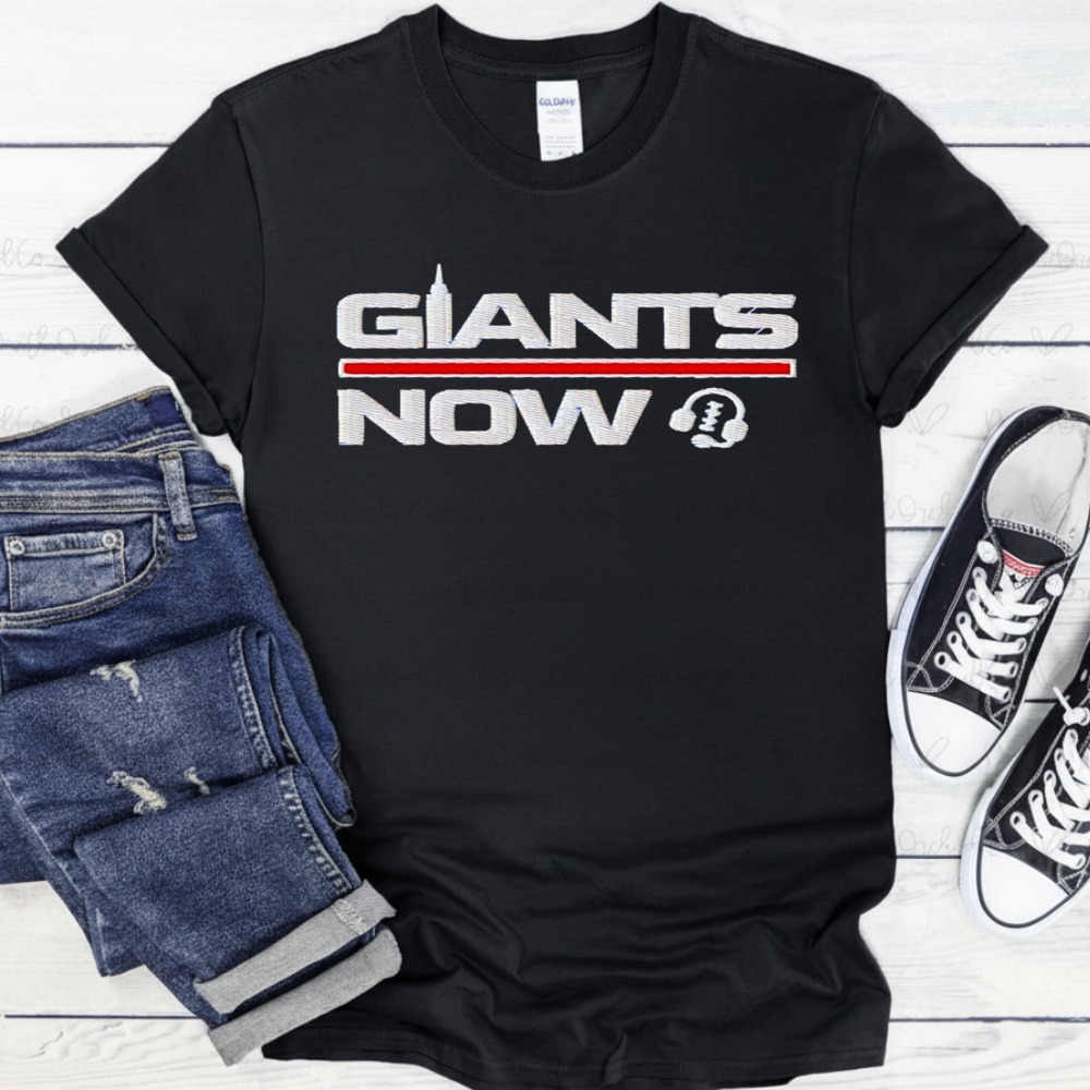 Giants Now logo podcast shirt