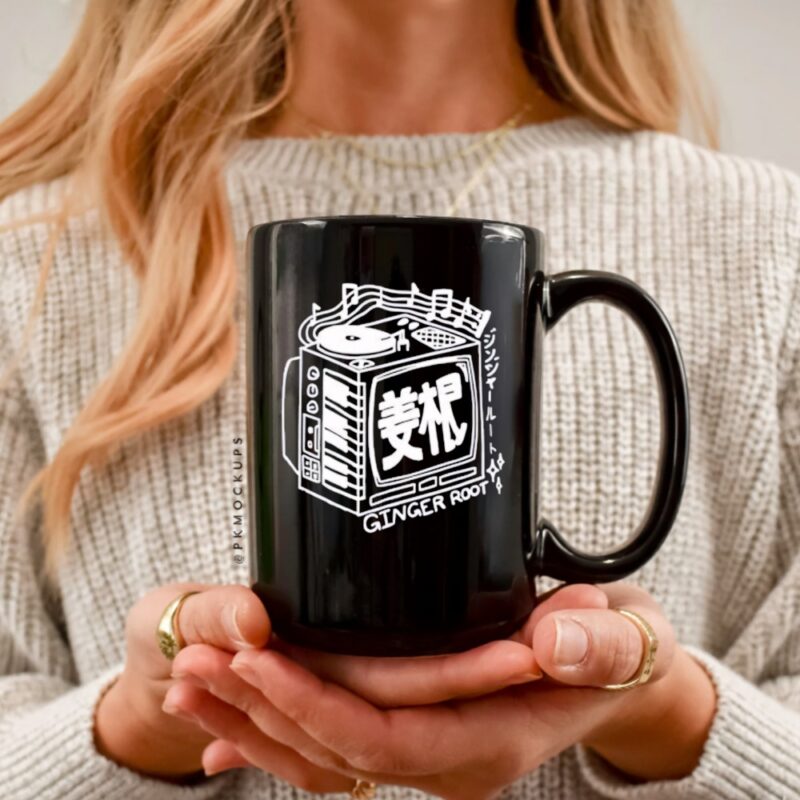 Ginger root Crt Tv_Ceramic Mug