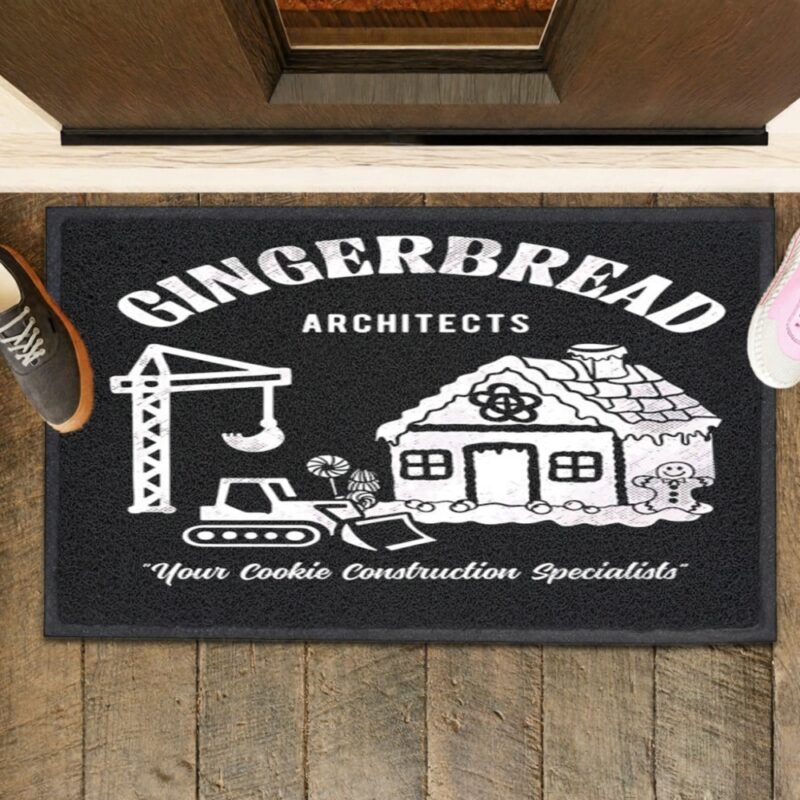 Gingerbread architects your cookie construction specialists_Rubber Doormat