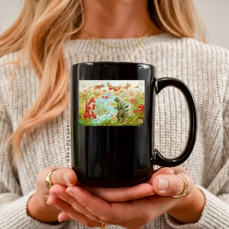 Godzilla Monster Island poster_Ceramic Mug