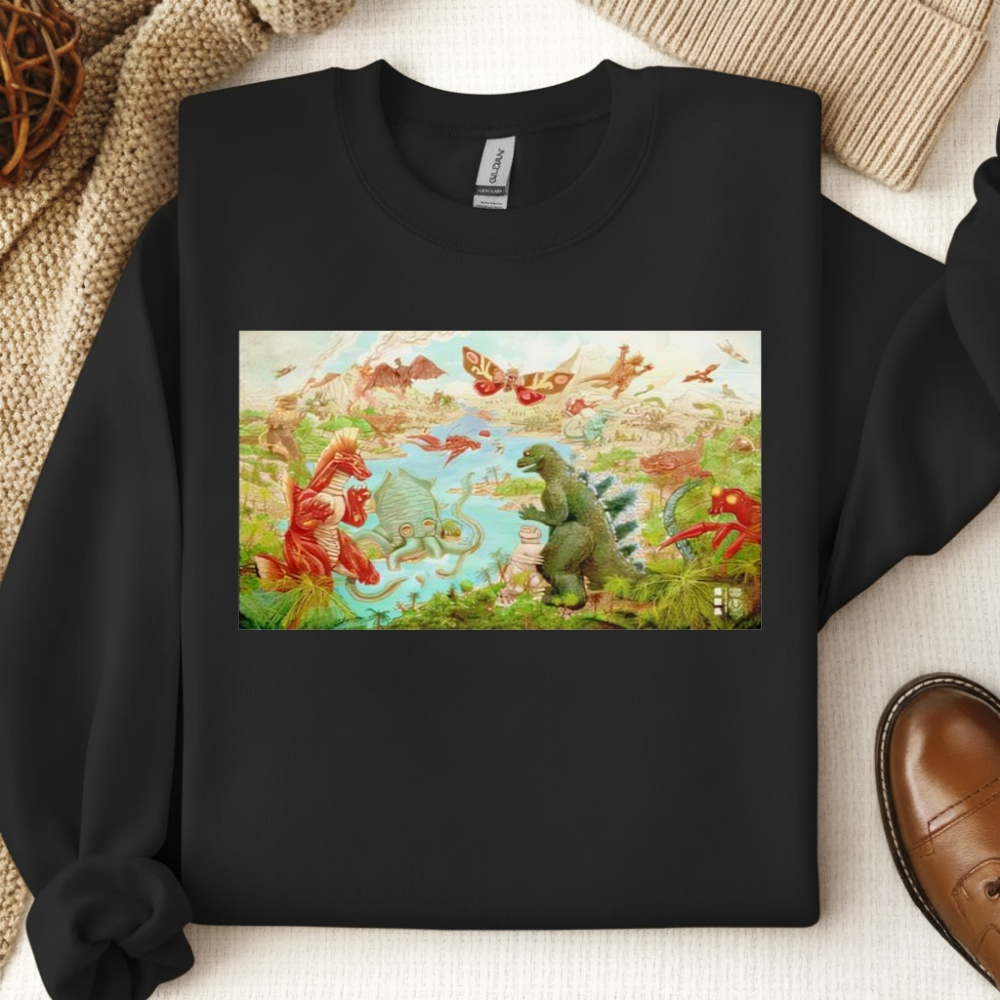 Godzilla Monster Island poster shirt
