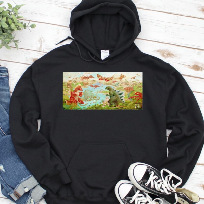 Godzilla Monster Island poster_Hoodie