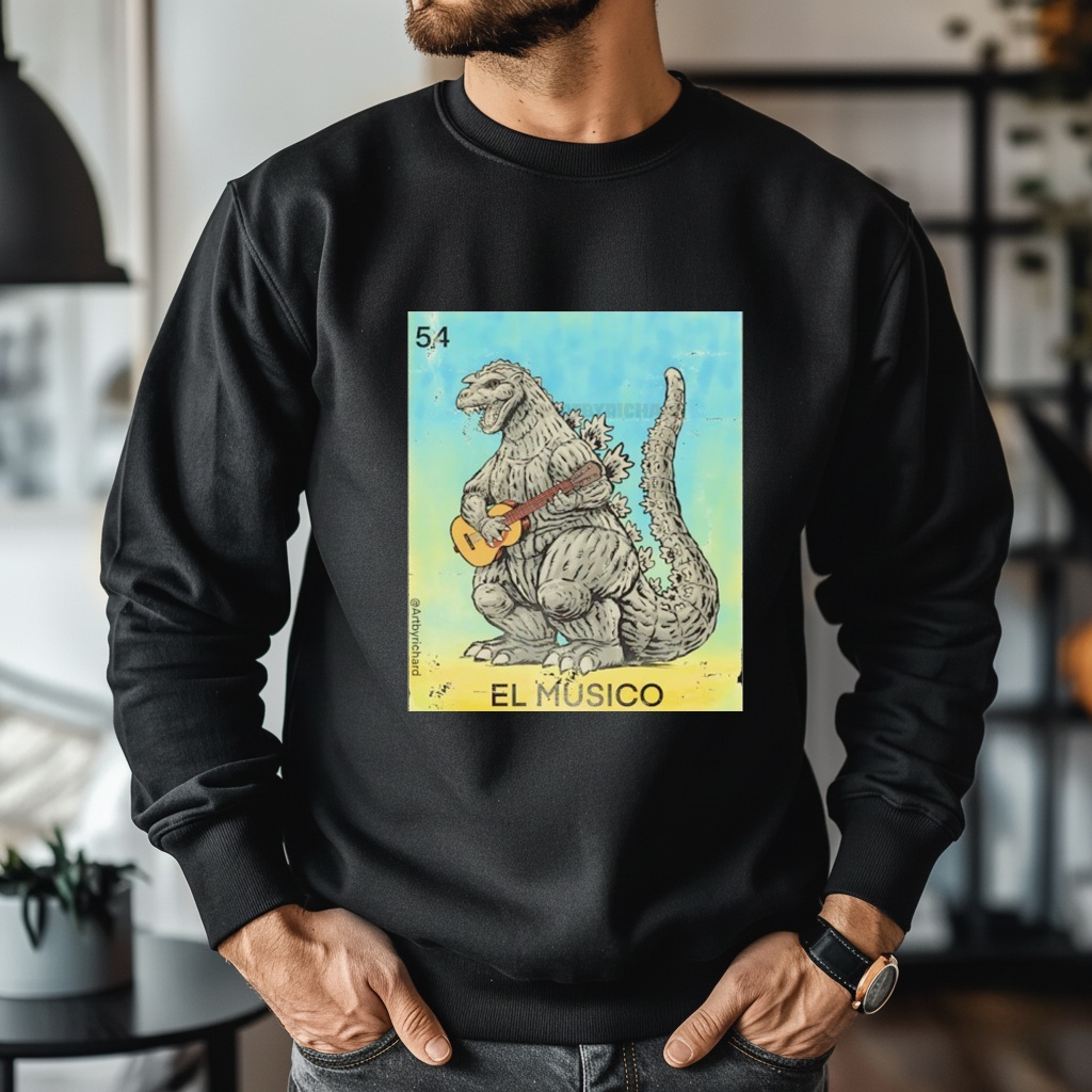 Godzilla as El Musico The Musician Shirt