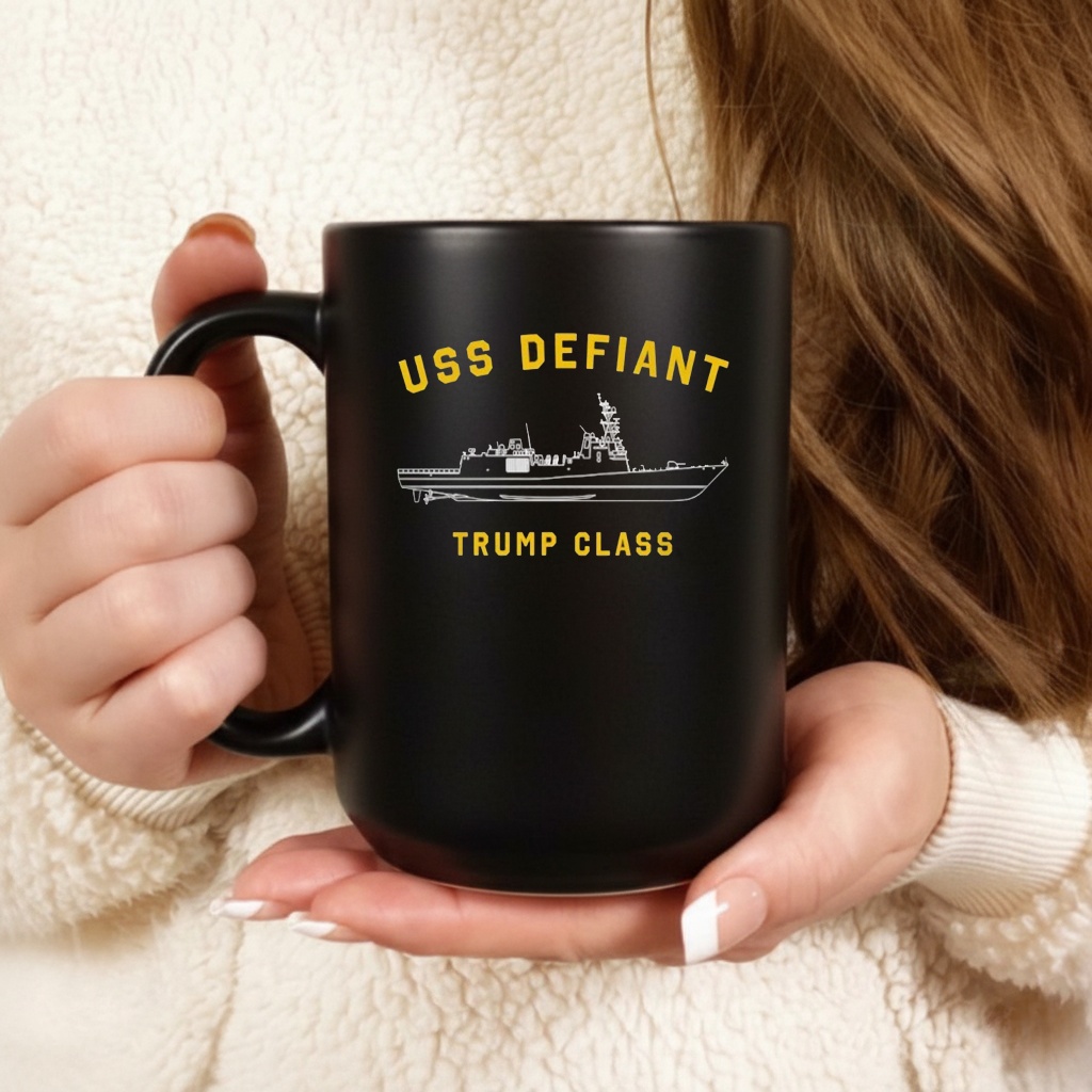 Golden Fleet USS Defiant Trump class shirt