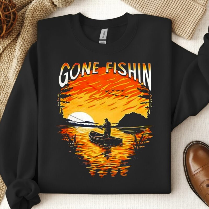 Gone Fishin_Crewneck Sweatshirt