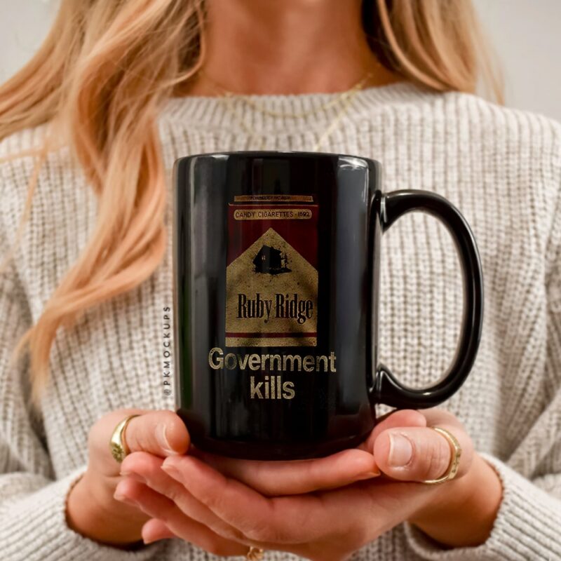 Government kills ruby ridge_Ceramic Mug