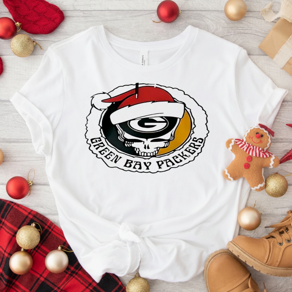 Green Bay Packers 60th Anniversary Of Grateful Dead Christmas Game Day Logo Shirt