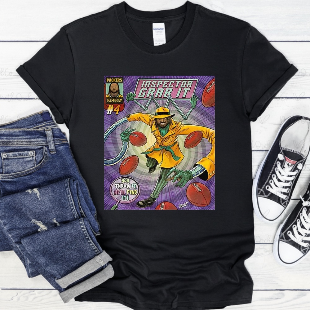Green Bay Packers Inspector Crab It Shirt