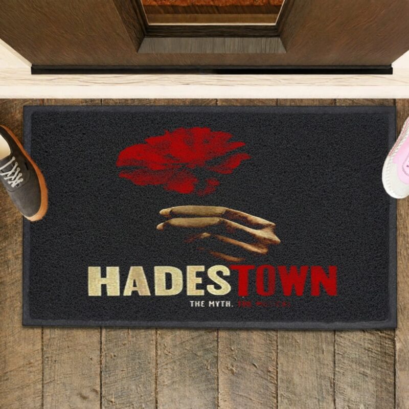 Hadestown Hades Town Broadway Musical Logo_Rubber Doormat