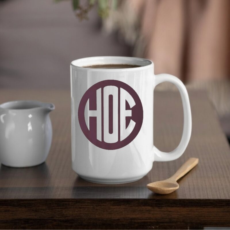 Happiness Over Everything HOE logo_Mug