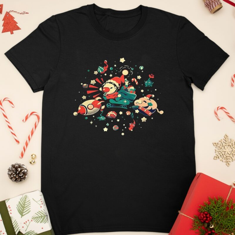 Happy Lil Christmas cartoon retro_Classic T-Shirt