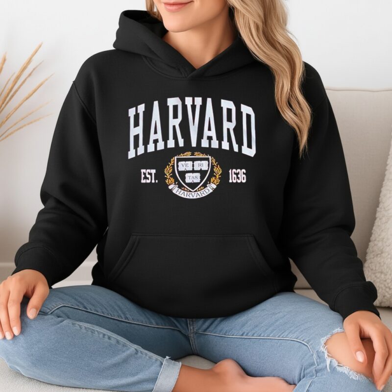 Harvard University Crest Logo est 1636_Hoodie