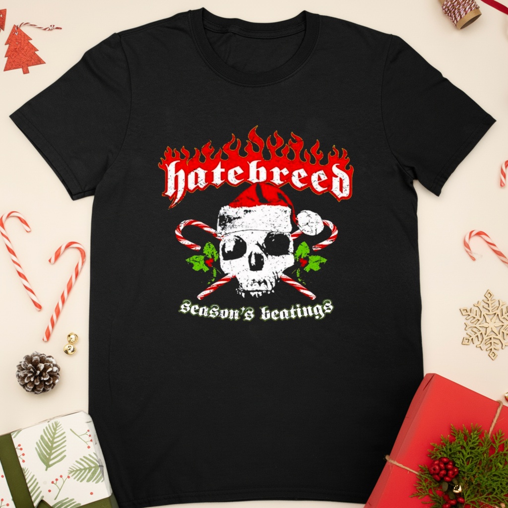 Hatebreed Seasons Beatings Christmas Shirt