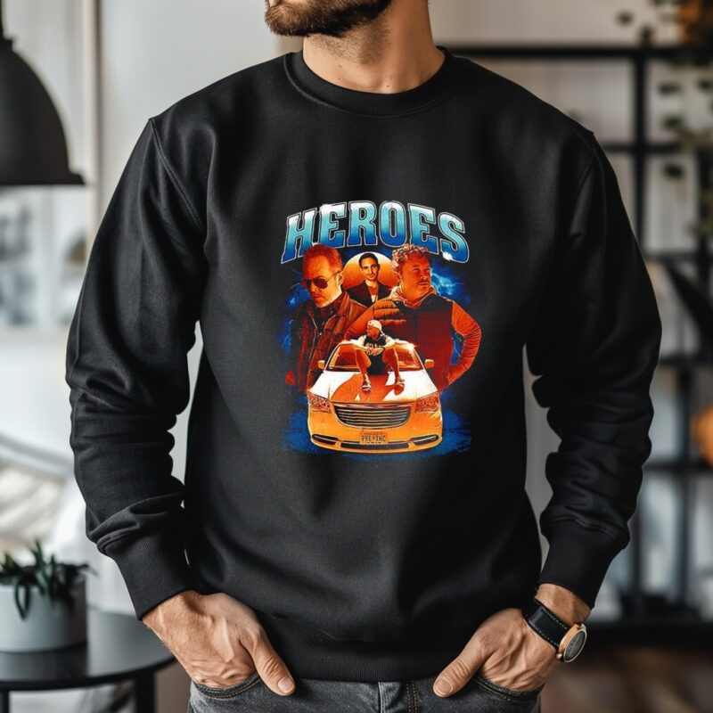 Heroes graphic_Crewneck Sweatshirt