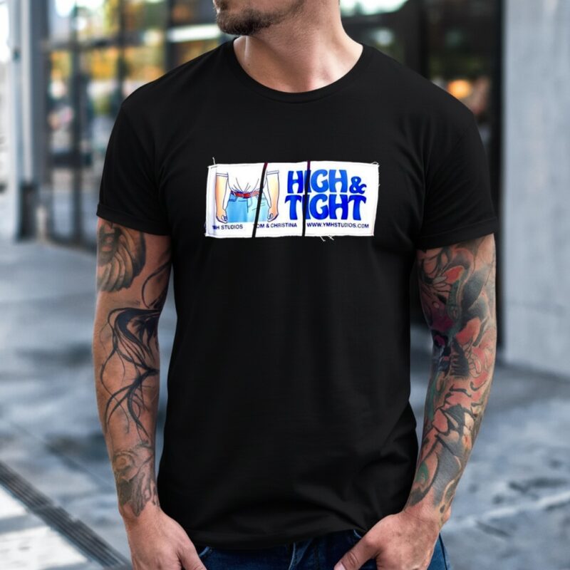 High & Tight YMH Studios Tom & Christina_T-Shirt