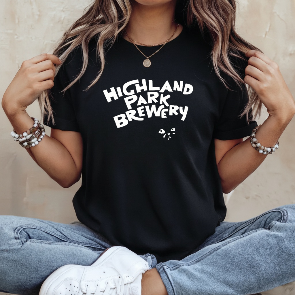 Highland Park Brewery Sad Cat Shirt