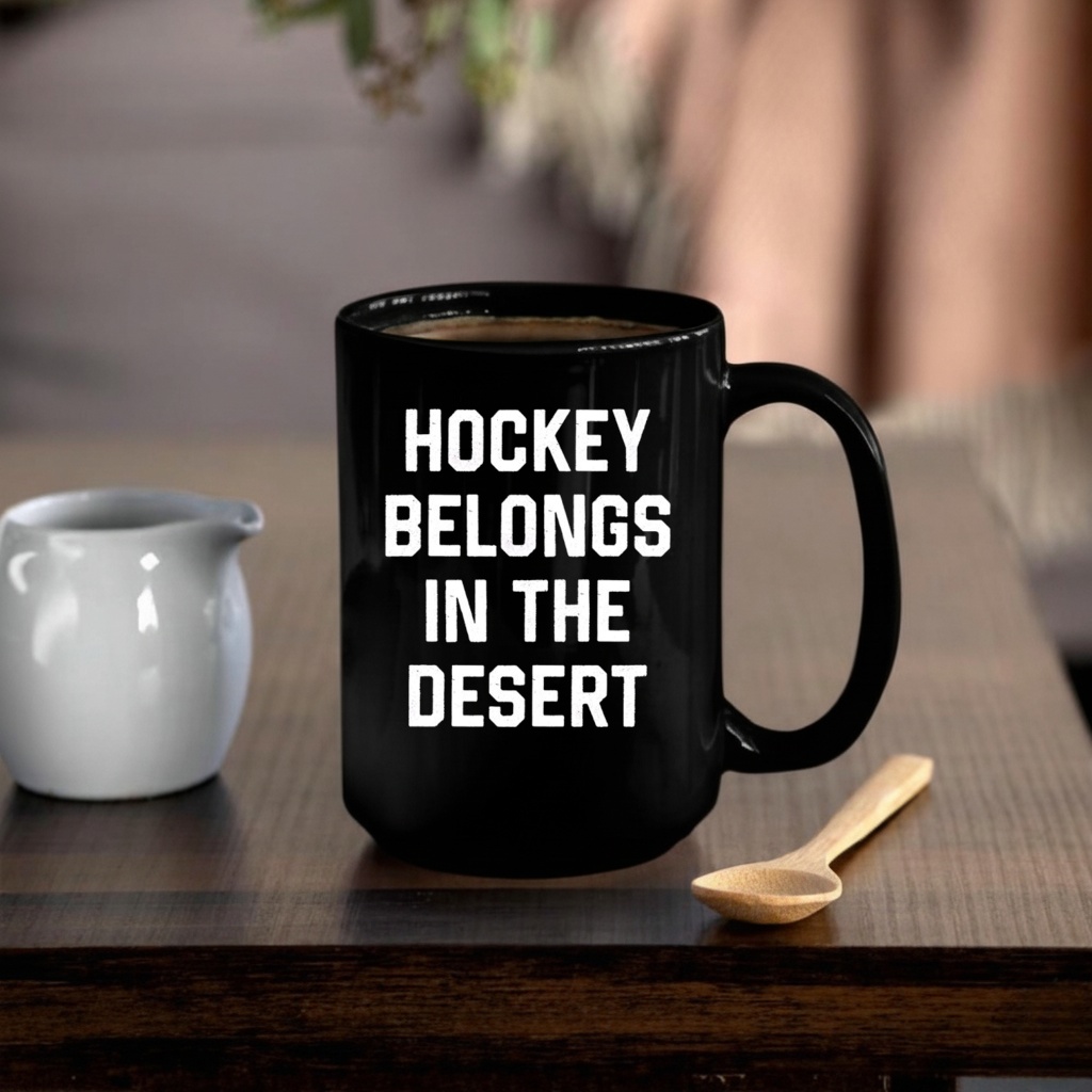 Hockey belongs in the desert shirt