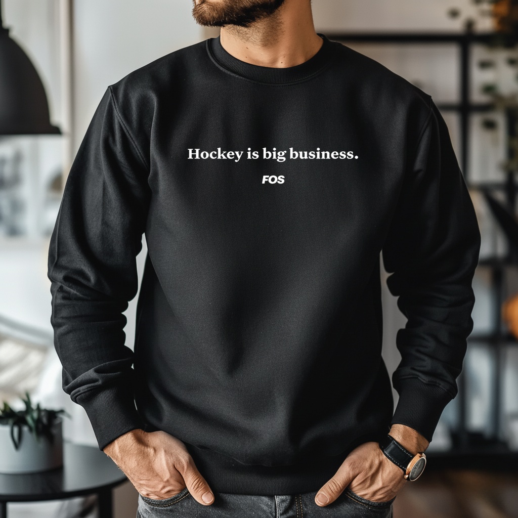 Hockey Is Big Business FOS Letter Shirt