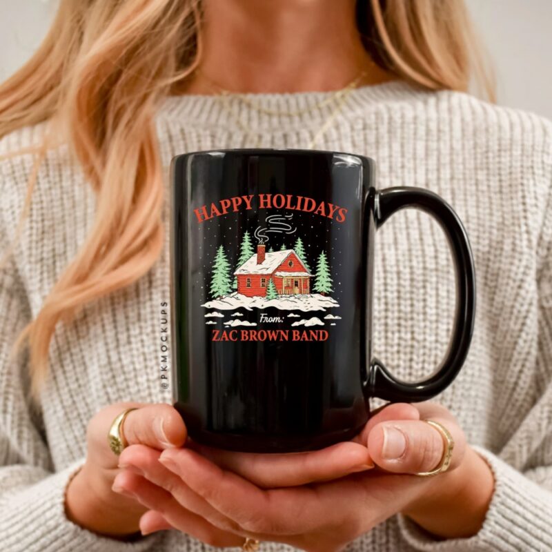 Holiday Cabin Happy Holidays from Zac Brown Band_Ceramic Mug