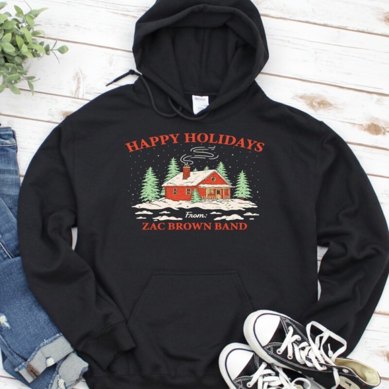 Holiday Cabin Happy Holidays from Zac Brown Band_Hoodie