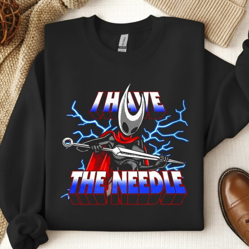 Hollow Knight I have the needle video game_Crewneck Sweatshirt