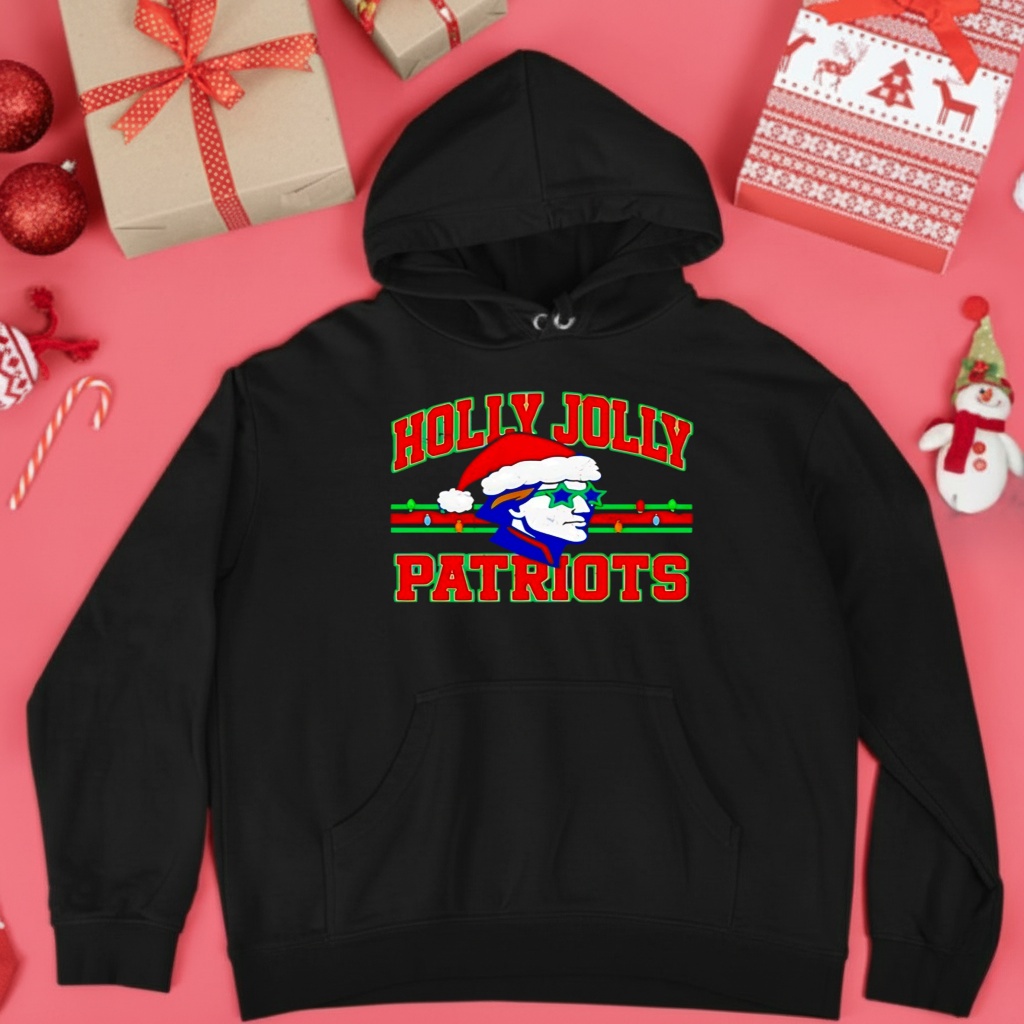 Holly Jolly New England Patriots Merry Christmas shirt