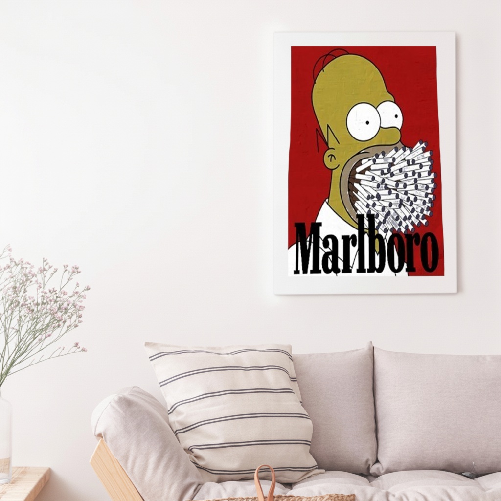 Homer Simpson Marlboro Shirt
