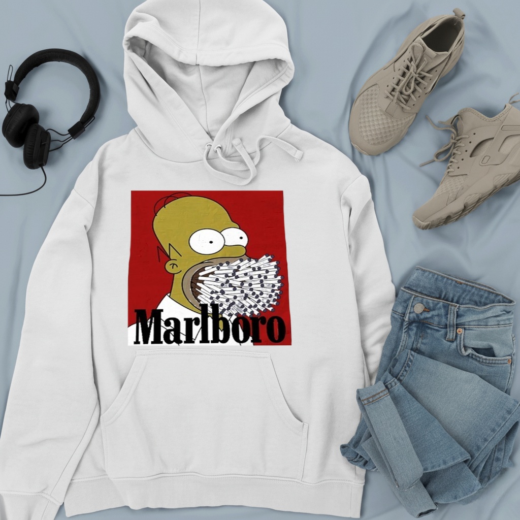 Homer Simpson Marlboro Shirt